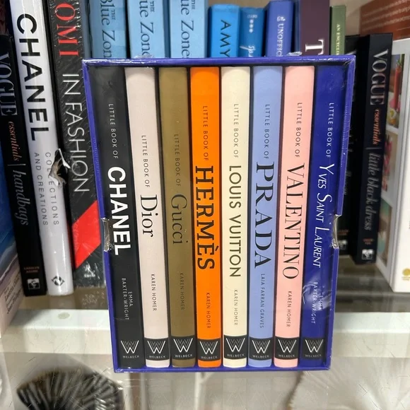 Yves Saint Laurent CHANEL PRADA GUCCI Hermes Dior Valentino LV Designer Book Set - Picture 5 of 5